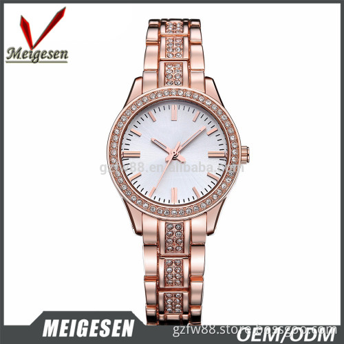 lady gold watch fashion diamonds watch 2016 hot sell watch